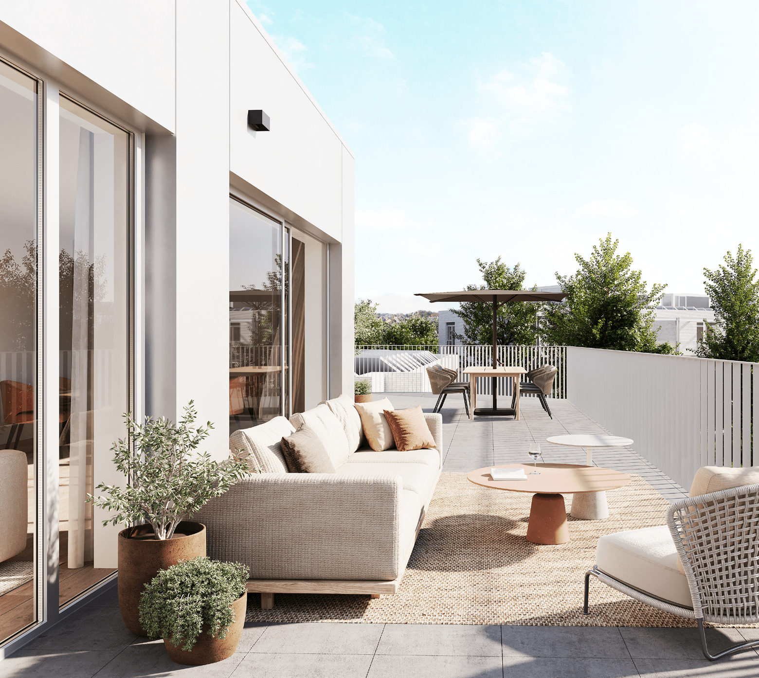Kuringen Park render terras